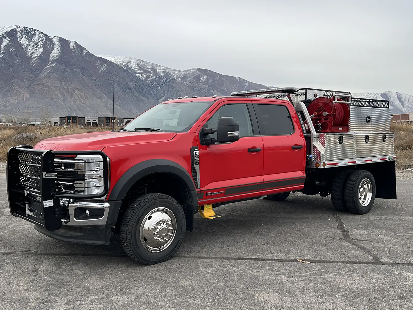 New Outback brush truck at the Springville shop